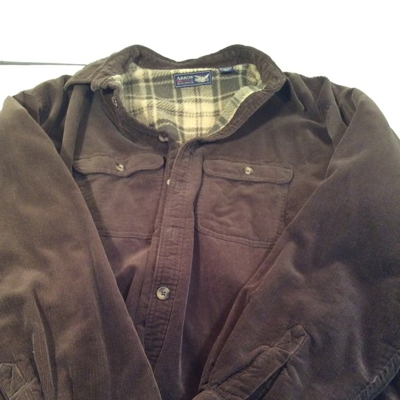 Arrow Blue Jeans Co Corduroy shirt jacket men’s XL - Picture 9 of 9